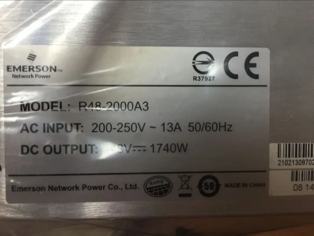 Emerson Rectifier Power Module R48-2000A3 R48-3000e3